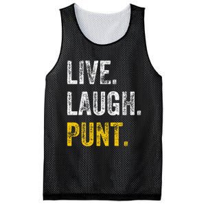 Live Laugh Punt Funny Punts Iowa Lover  Mesh Reversible Basketball Jersey Tank