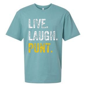 Live Laugh Punt Funny Punts Iowa Lover  Sueded Cloud Jersey T-Shirt