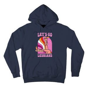 Lgbt Lesbian Pride Month Cow Boots LetS Go Lesbians Tall Hoodie