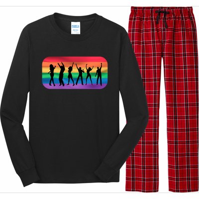 Lgbt Lgbtq Pride Awareness Dancing For Gays And Lesbians Gift Long Sleeve Pajama Set