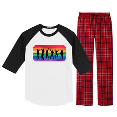 Lgbt Lgbtq Pride Awareness Dancing For Gays And Lesbians Gift Raglan Sleeve Pajama Set