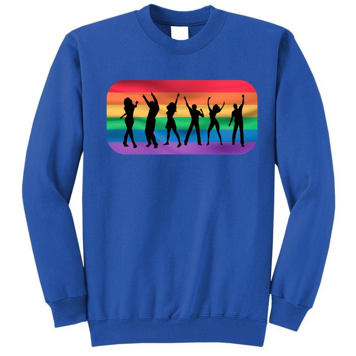 Lgbt Lgbtq Pride Awareness Dancing For Gays And Lesbians Gift Tall Sweatshirt