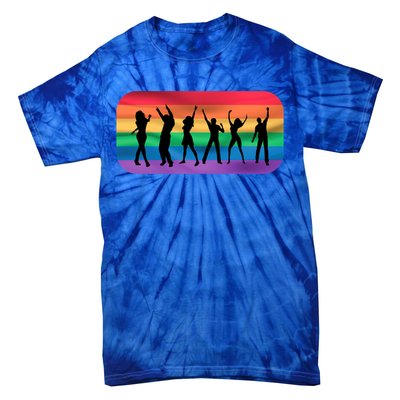 Lgbt Lgbtq Pride Awareness Dancing For Gays And Lesbians Gift Tie-Dye T-Shirt