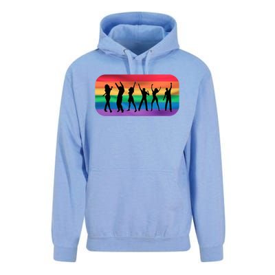 Lgbt Lgbtq Pride Awareness Dancing For Gays And Lesbians Gift Unisex Surf Hoodie