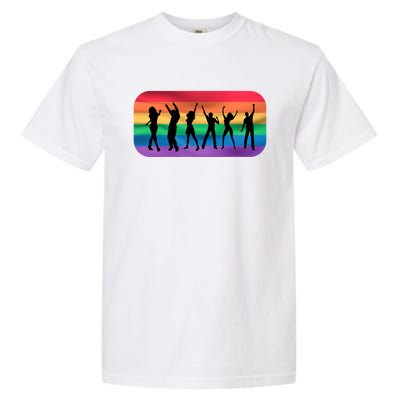 Lgbt Lgbtq Pride Awareness Dancing For Gays And Lesbians Gift Garment-Dyed Heavyweight T-Shirt