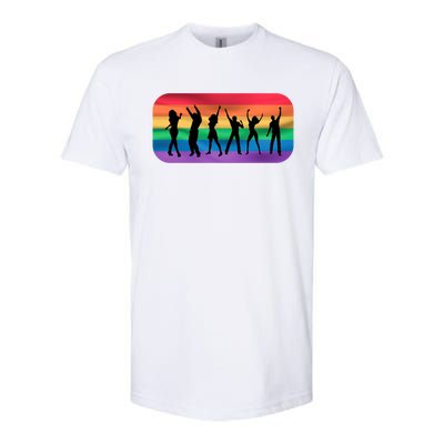 Lgbt Lgbtq Pride Awareness Dancing For Gays And Lesbians Gift Softstyle CVC T-Shirt