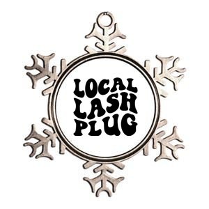 Local Lash Plug Lash Artist Eyelash Lash Tech Cool Gift Metallic Star Ornament