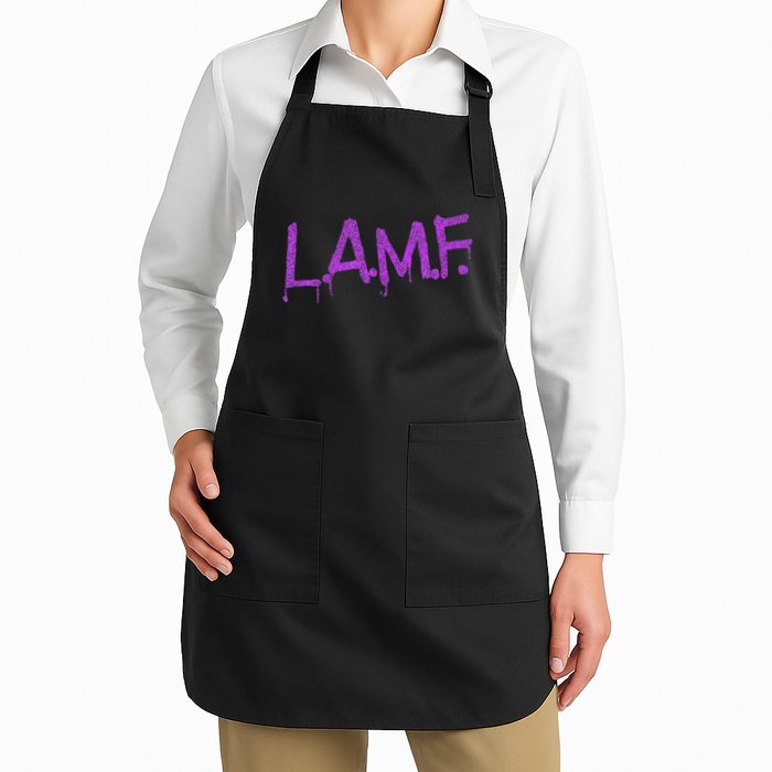 L.A.M.F. Lamf Punk Rock Retro Debbie Funtime Summer Camp Apron