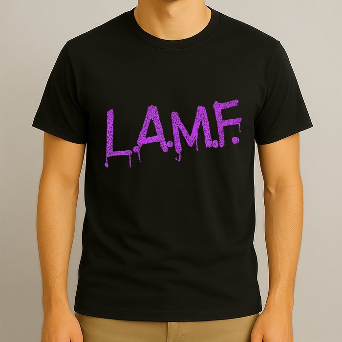 L.A.M.F. Lamf Punk Rock Retro Debbie Funtime Summer Camp T-Shirt