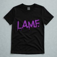 L.A.M.F. Lamf Punk Rock Retro Debbie Funtime Summer Camp T-Shirt