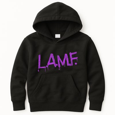 L.A.M.F. Lamf Punk Rock Retro Debbie Funtime Summer Camp Kids Hoodie