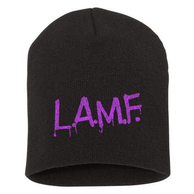 L.A.M.F. Lamf Punk Rock Retro Debbie Funtime Summer Camp Short Acrylic Beanie