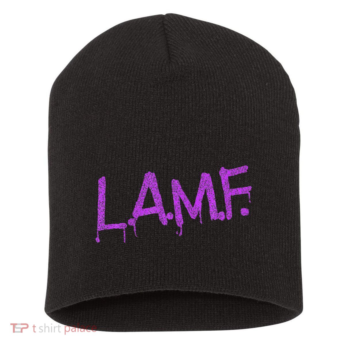 L.A.M.F. Lamf Punk Rock Retro Debbie Funtime Summer Camp Short Acrylic Beanie