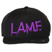 L.A.M.F. Lamf Punk Rock Retro Debbie Funtime Summer Camp Wool Snapback Cap