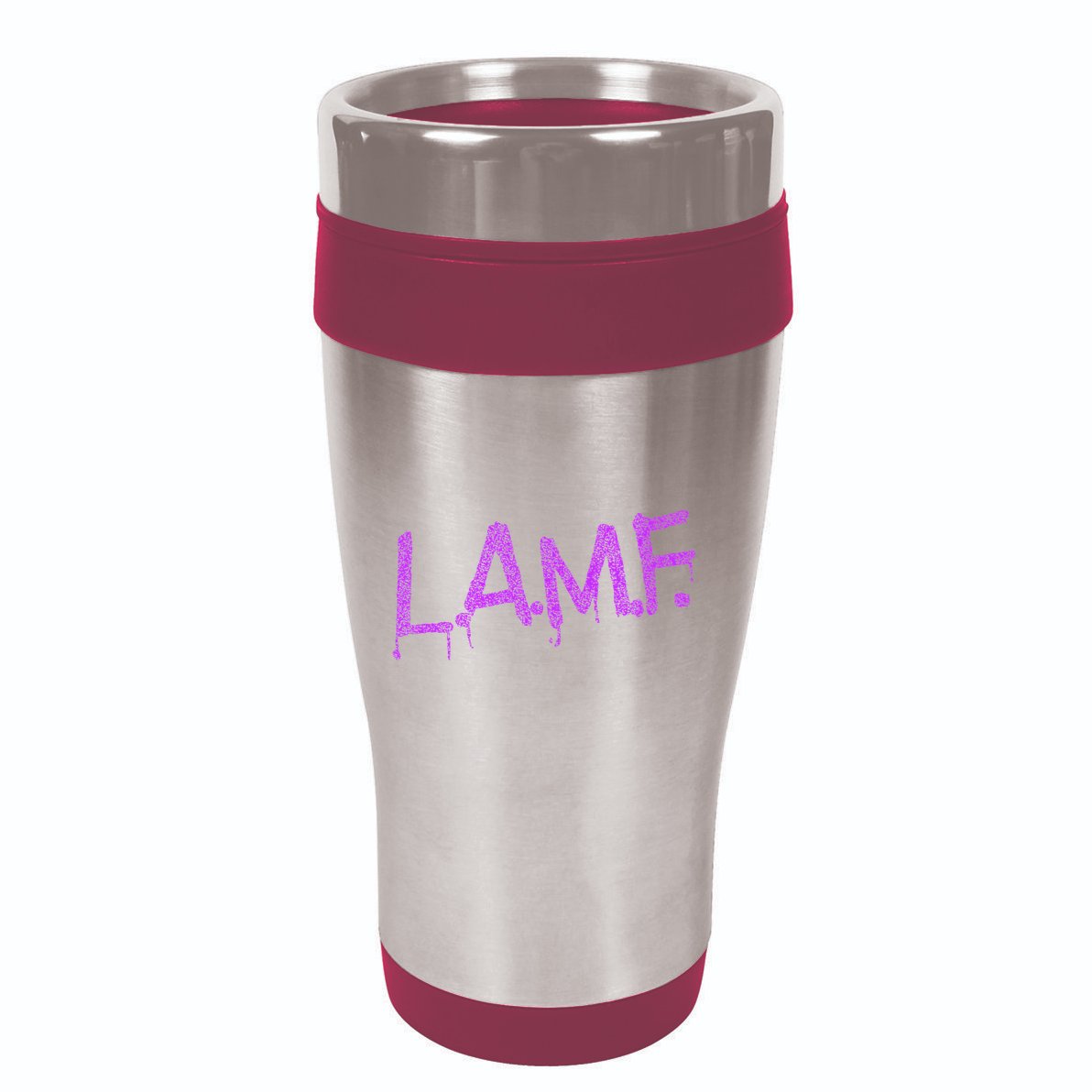 L.A.M.F. Lamf Punk Rock Retro Debbie Funtime Summer Camp 16oz Travel Tumbler