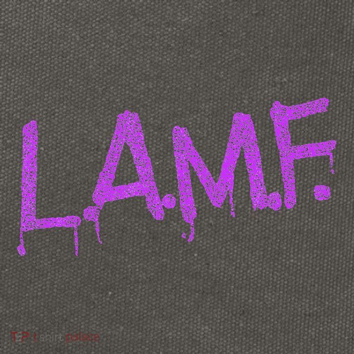 L.A.M.F. Lamf Punk Rock Retro Debbie Funtime Summer Camp Cotton Canvas Backpack