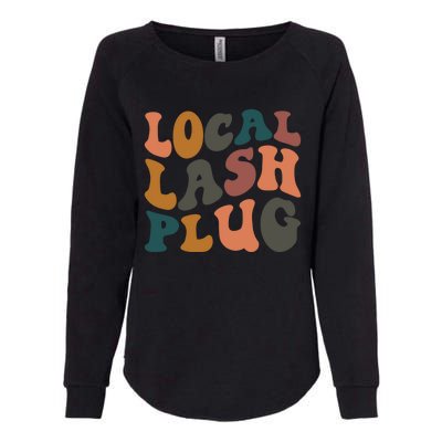 Local Lash Plug Lash Tech Lash Artist Retro Eyelash Gift Womens California Wash Sweatshirt