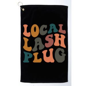 Local Lash Plug Lash Tech Lash Artist Retro Eyelash Gift Platinum Collection Golf Towel