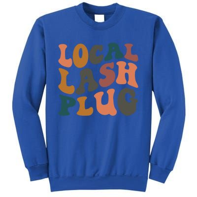 Local Lash Plug Lash Tech Lash Artist Retro Eyelash Gift Sweatshirt