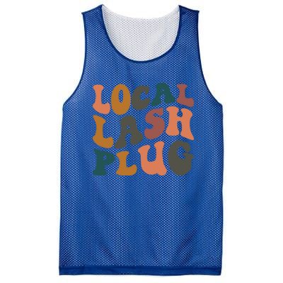 Local Lash Plug Lash Tech Lash Artist Retro Eyelash Gift Mesh Reversible Basketball Jersey Tank