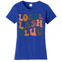 Local Lash Plug Lash Tech Lash Artist Retro Eyelash Gift Women's T-Shirt