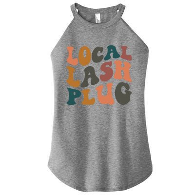 Local Lash Plug Lash Tech Lash Artist Retro Eyelash Gift Women’s Perfect Tri Rocker Tank