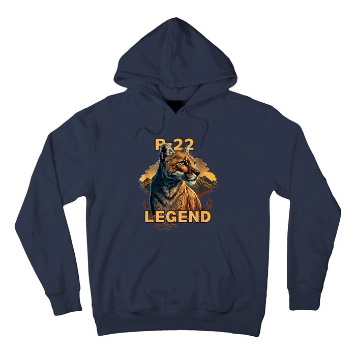 Legend Lion P22 Mountain Lion Silver Lake Hoodie