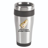 LetS Lgbt Pride Vibes Retro 70s Style Ice Creams 16oz Travel Tumbler