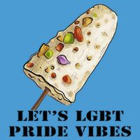 LetS Lgbt Pride Vibes Retro 70s Style Ice Creams Tie Dye Hoodie