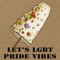 LetS Lgbt Pride Vibes Retro 70s Style Ice Creams Cotton Canvas Backpack