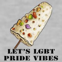 LetS Lgbt Pride Vibes Retro 70s Style Ice Creams Ladies PosiCharge Tri-Blend Wicking Tank