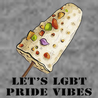 LetS Lgbt Pride Vibes Retro 70s Style Ice Creams Hooded Wearable Blanket