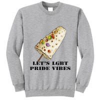 LetS Lgbt Pride Vibes Retro 70s Style Ice Creams Tall Sweatshirt