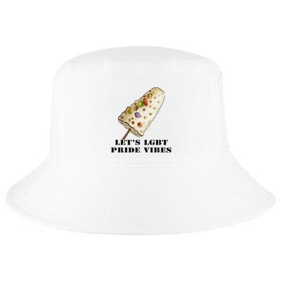 LetS Lgbt Pride Vibes Retro 70s Style Ice Creams Cool Comfort Performance Bucket Hat