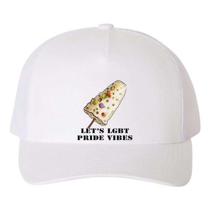 LetS Lgbt Pride Vibes Retro 70s Style Ice Creams Yupoong Adult 5-Panel Trucker Hat
