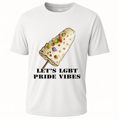 LetS Lgbt Pride Vibes Retro 70s Style Ice Creams Performance Shirt