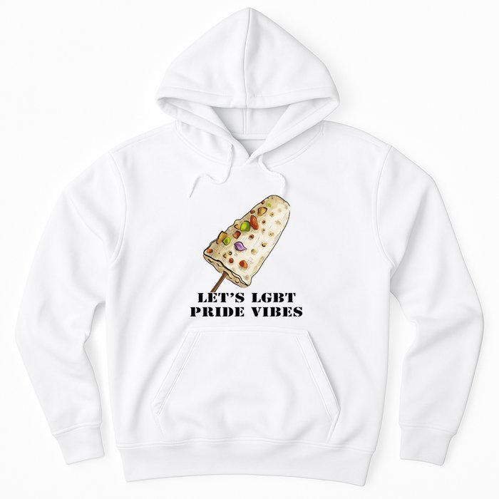 LetS Lgbt Pride Vibes Retro 70s Style Ice Creams Hoodie