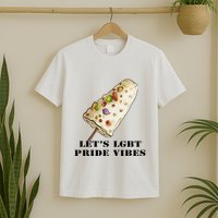 LetS Lgbt Pride Vibes Retro 70s Style Ice Creams T-Shirt