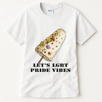 LetS Lgbt Pride Vibes Retro 70s Style Ice Creams Tall T-Shirt