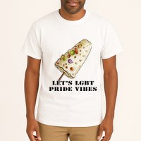 LetS Lgbt Pride Vibes Retro 70s Style Ice Creams Tall T-Shirt