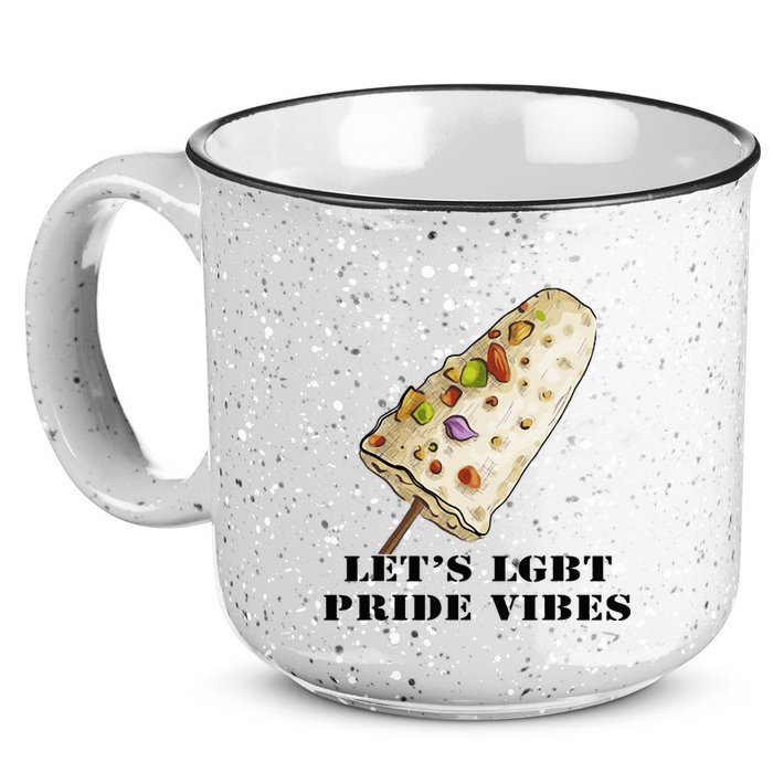 LetS Lgbt Pride Vibes Retro 70s Style Ice Creams 15oz Campfire Ceramic Mug