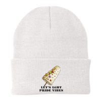 LetS Lgbt Pride Vibes Retro 70s Style Ice Creams Beanie