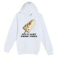 LetS Lgbt Pride Vibes Retro 70s Style Ice Creams Premium Pullover Hoodie