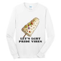LetS Lgbt Pride Vibes Retro 70s Style Ice Creams Tall Long Sleeve T-Shirt