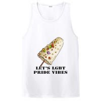 LetS Lgbt Pride Vibes Retro 70s Style Ice Creams PosiCharge Competitor Tank