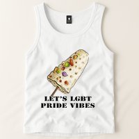LetS Lgbt Pride Vibes Retro 70s Style Ice Creams Tank Top