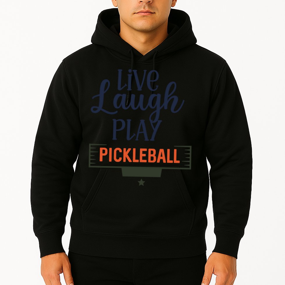 Live Laugh Play Pickleball Gift For Pickleball Fan Sport Hoodie