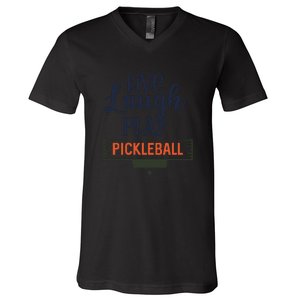 Live Laugh Play Pickleball Gift For Pickleball Fan Sport V-Neck T-Shirt