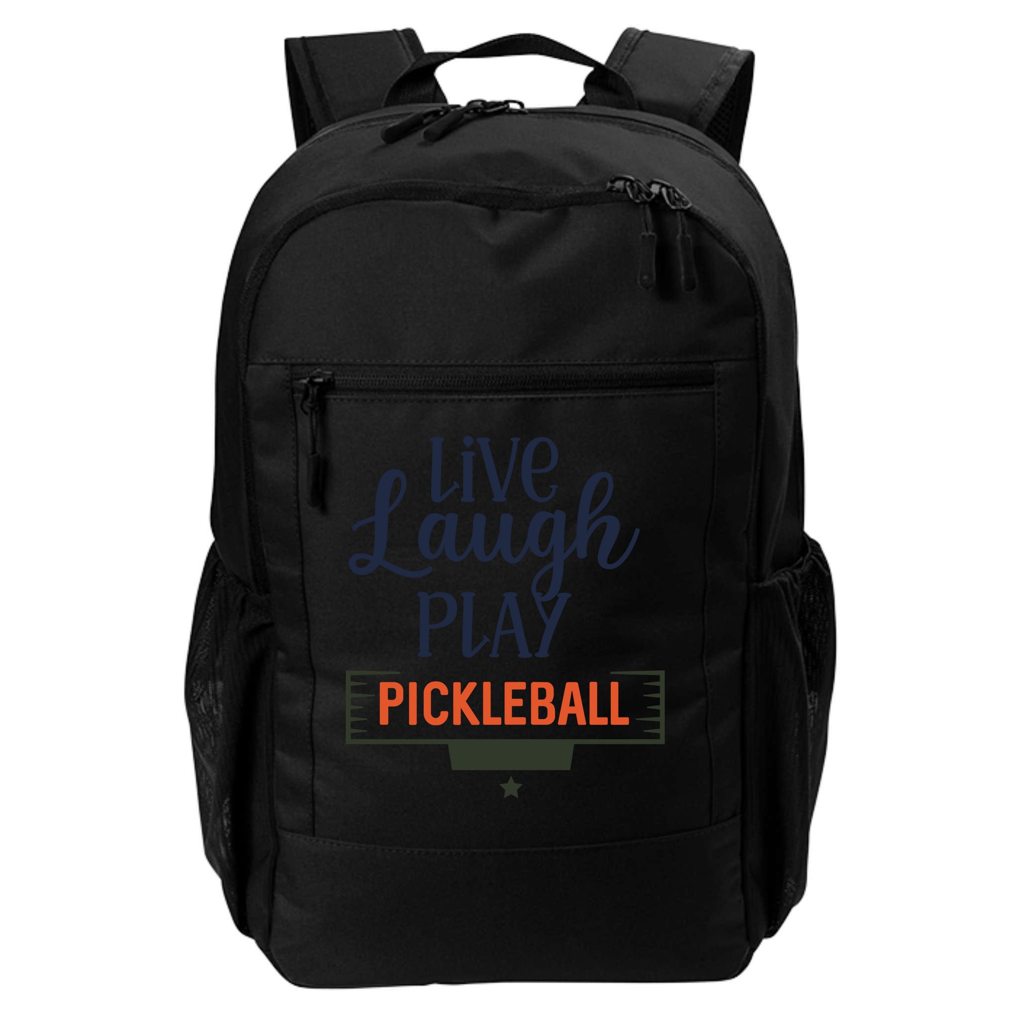 Live Laugh Play Pickleball Gift For Pickleball Fan Sport Backpack