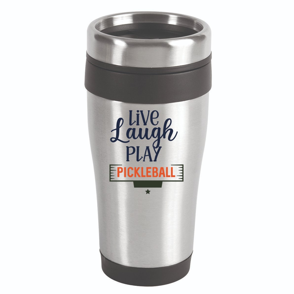 Live Laugh Play Pickleball Gift For Pickleball Fan Sport 16oz Travel Tumbler